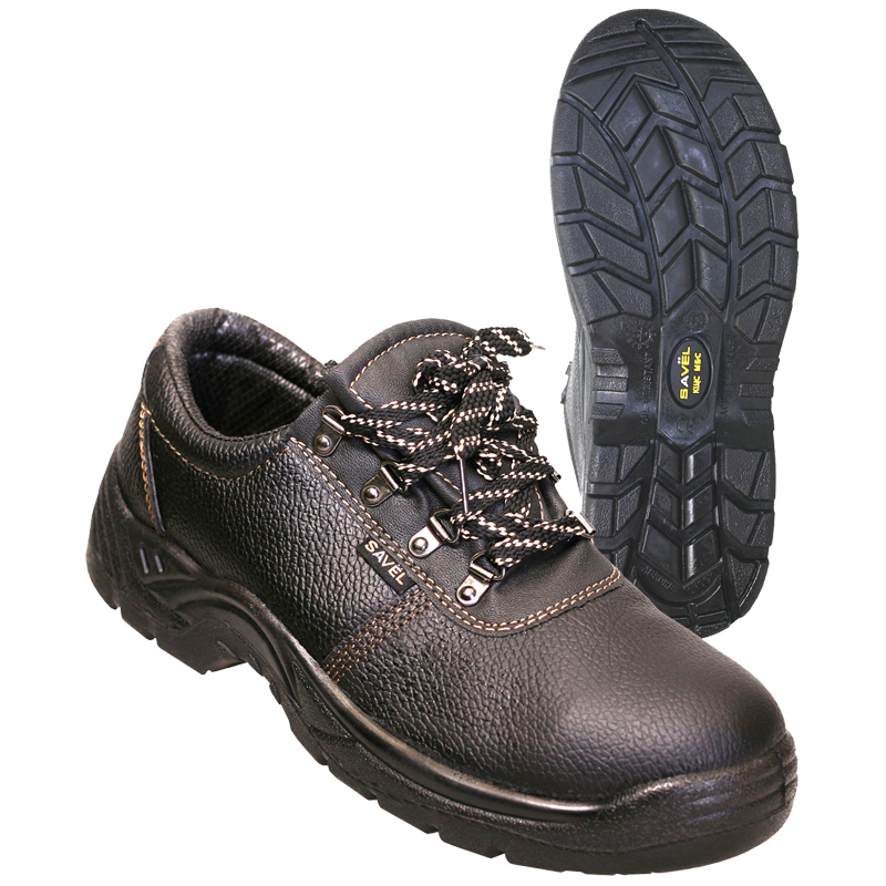 Полуботинки "Footwear" (юфть, ПУ), черный SAVEL